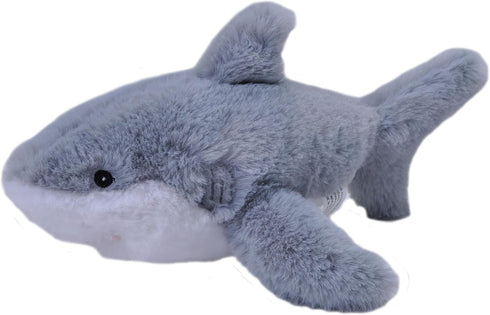 Wild Republic EcoKins Mini Great White Shark Stuffed Animal 8 inch, Eco