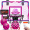 VATOS Basketball Hoop for Girls, Indoor Pink Basketball Hoop with Electronic Scoreboard & Remote Controller