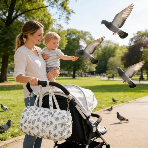 Generic Large Maternity Hospital Bag, Portable Tote With Spacious Compartments, Diaper Duffle Travel Bag |