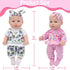 12 Inch Accessories,16 Playset Sets 12 Inch Doll,2 Sets Ecore Fun Baby Doll with Clothes and Pcs Reborn Alive Doll