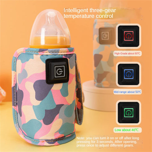 2023 USB Milk Warmer Bag - New Fast Bottle Warmer for Travel, Portable Car Bottle Warmer for Travel, on The Go Bottle