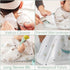 MITCHENIFY Food Catcher Fit for Stokke Tripp Trapp High Chair, Waterproof Long Sleeve Eating Bib, Baby Feeding