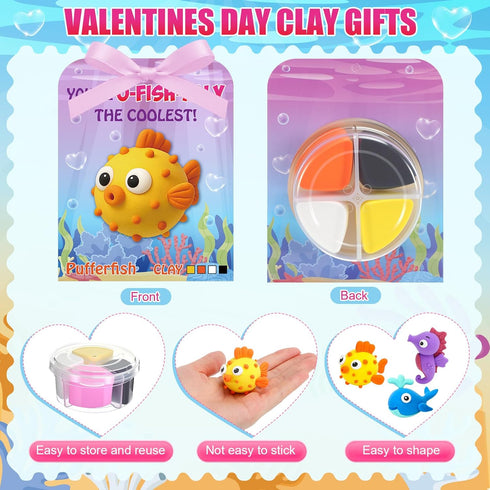 18 Sets Set Capoda Ocean Air Dry Clay Kit for Kids Sea Animal Craft Kit Gifts DIY Modeling Clay Art Crafts for Kids