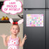 khlerox 40 Potty Training Chart for Toddlers with Large Reusable Magnetic Star Stickers, Interactive Reward Chart