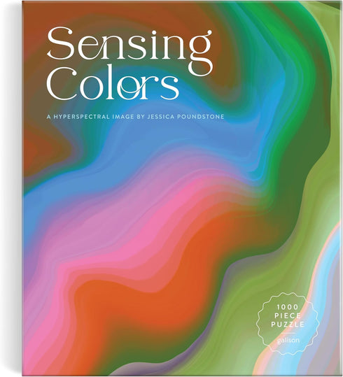 Galison Sensing Colors 1000 Piece Puzzle - Jessica Poundstone Featuring Ephemeral Art from The Hyperspectral Series