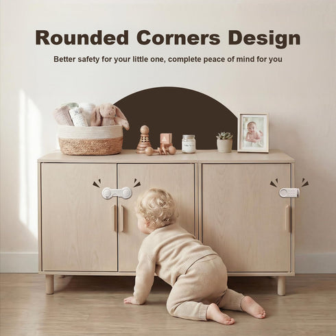 45 Pack Pack Baby Proofing Kit for Child, Child Safety Cabinet & Drawer Locks, No Drill Corner Guards, Outlet Covers
