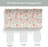 Summer 32''16'' Boho Mermaids Floral Changing Pad Covers for Baby Girls Boys Beach Seashells Conch Tropical Flowers