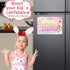khlerox Reusable Magnetic Potty Training Chart, Made of EVA Foam - Includes Hanging Rope and Strong Double Sided Glue