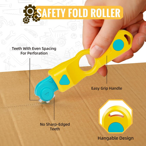 129 SpringFlower Cardboard Cutter for Kids, PCS Cardboard Tools for Kids, STEM Educational Construction Kit Toys