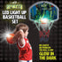LED Light Up Basketball Toy Set for Boys and Girls - Ages 4 and Up