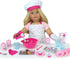 18 Inch Doll Baking Set of 23 Pcs. Fits American Girl Doll Furniture, Mini Doll Food Cookware Set | Doll Sized