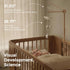 Baby Crib Mobile Arm - Wooden Baby Mobile Crib Holder for Mobile Hanging Baby Crib Attachment for Nursery Decor (Bear