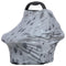 Multi-use Carseat Canopy Cover, Baby Car Seat Covers, Breastfeeding Cover (Grey Grove)