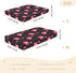 Bseiialft 52 28 Flamingos Black Crib Sheets for Boys Girls Soft and Breathable Cotton Baby Sheets for Standard Crib