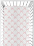 Sweet Jojo Designs Fitted Baby Crib Sheets (Pink Bows) for Girls, Infant