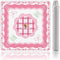 Gedgan Mahjong Mat - Elegant Bow & Lace Trim Design, Non-Slip Noise Reduction