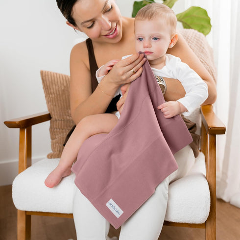 Pack 10 Baby Wrap Carrier and Cotton Burp Cloths, of Bundled by Comfy Cubs