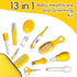 Set, 13 1) Baby Healthcare and Grooming Kit, Portable Baby Safety Care Baby Essentials kit for Newborn(Yellow