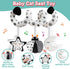 GKDOMS Baby Spiral Hanging Stroller and Car Seat Toys Black and White High Contrast Sensory Toy Newborn Plush Activity