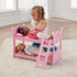 Toy Blossoms and Butterflies Doll Bunk Bed by Badger Basket - Pink with Ladder and Bedding for 20 inch Dolls