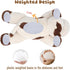 (20" 3.3 lbs) Weighted Cow Stuffed Animal Soft Weighted Plushes Cute Cow Plush Toy Birthday Gifts for Boys Girls Kids