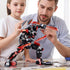 LQPFBSM Set 585 2 Black Wanderer Mech Building Pieces Dark Robot Action Figure with Weapon Modes Ronin Destroyer Model