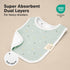 8-Pack KeaBabies Organic Baby Bibs for Boys, Girls - Super Absorbent Cotton Drool Bibs for Baby Girl & Boy, Teething