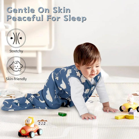 3 Pack 18-24 100% 0.5 2-Way Summer Baby Sleep Sack Months Cotton TOG Baby Sleeping Bag Zipper Toddler Wearable Blankets