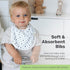 Snug Premium Cotton Baby Bibs for Teething and Drooling
