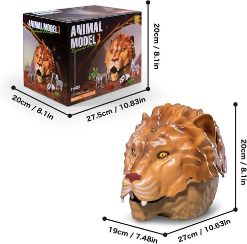 41Pcs Safari Animals Figures Toys, Realistic Jumbo Wild Animals Figurines, Educational Toys for Kids and Toddlers