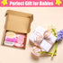 Set, 4Pcs Baby Hair Brush and Comb Baby Soft Bristles Brush Cradle Cap Brush Hair Comb for Newborns Toddlers Boys Girls