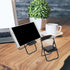 STOBOK 12pcs Mini Folding Chair Models for Doll House, Cell Phone Stand Holder