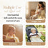 Set 100% 5-Piece Set (2 3 6 Muslin Baby Bath Towel - Organic Cotton Large Towels & Washcloths), Layer Super Soft