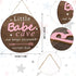 Little Babe Cave Door Sign Wood Baby Girl Nursery Decor Little Girl Nursery Room Wall Art for Bedroom Living Room