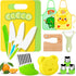 15 PCS Montessori Kitchen Tools, Toddler Knife Set with Wooden Safe Knife, Cutting Board, Crinkle Cutters for Kids
