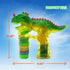 Upgraded Dinosaur Bubble Gun, Leak-Free Automatic Bubble Blower & Maker for Toddlers & Kids, Includes Batteries &