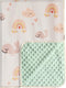 GUNTAIL Baby Blankets for Girls - Super Soft Nursery Minky Blanket, Newborn