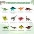 Dig Up Dinosaur Fossil Eggs, Break Open 12 Unique Eggs and Discover 12 Cute Dinosaurs, Easter Digging Toy Gift