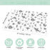 100 Pack 28"x47" Drydiet Disposable Floor Splat Mats for Under High Chair with Animals Print, Waterproof Plastic Floor