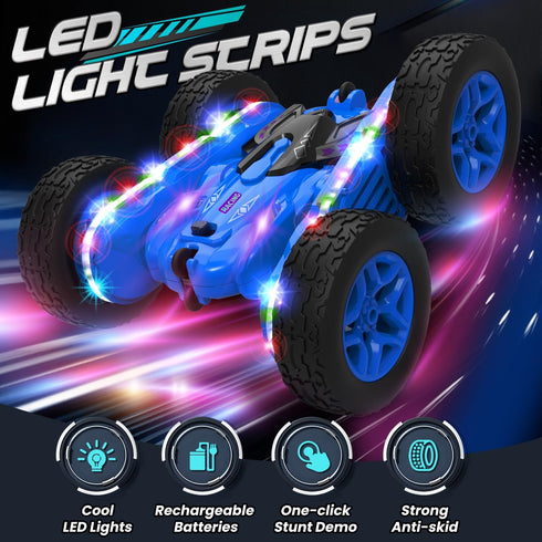 2.4G 360 TOY Life Kids Stunt Remote Control Car HZ Remote Control Cars RC Stunt Car Remote Control Toys for Boy & Girl