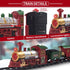Set Sets 11.5 Playset Classic Christmas Train with Lights and Sounds Railway Tracks Battery Operated Train Toy Models