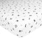 American Baby Company 100% Natural Cotton Fitted Crib Sheet 52" x 28" - Soft, Hypoallergenic, Alphabet Design