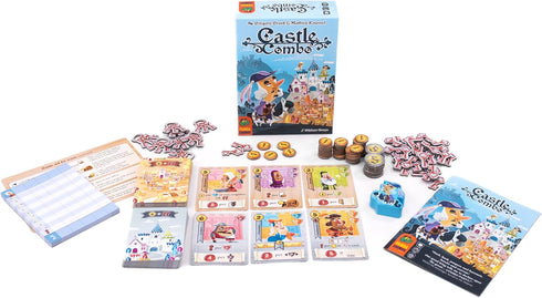 10+, 2-5 15-30 Pandasaurus Games Castle Combo Card Game - Maximize Combos in This Card Placement Strategy Game, Quick