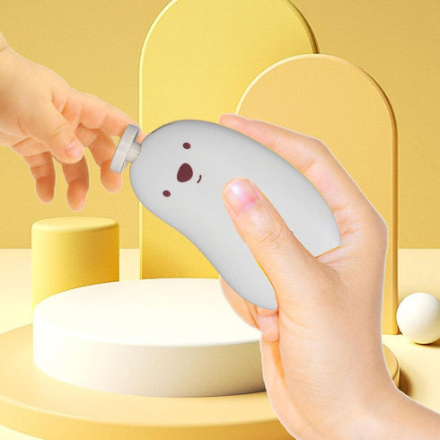 Trimmer Settings Baby Nail Grinder Electric, Low Noise Baby Nail File Rechargeable Nail with Multiple Speed for Newborn