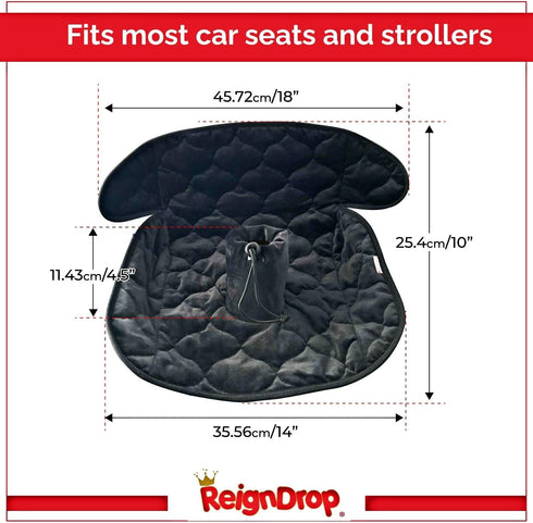 ReignDrop Piddle Pad Car Seat Protector for Toddler and Baby Potty Training Waterproof Car Seat Pee Pad Reusable Liner