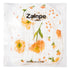 Zainpe 6Pcs Snap Muslin Cotton Bibs for Baby, Adjustable Burp Cloths with 6 Absorbent Layers for Feeding and Teething