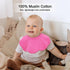 Muslin Baby Bibs Baby Drooling Bibs Snap Bibs Unisex Cartoon Bibs Cotton Baby Drool Bibs for Teething Feeding Bibs