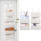 ANTIS'S HOME Over the Door Organizer Macrame Boho Nursery Storage with 5