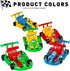 PROLOSO Pull Back Go Kart Racing Cars - Friction Powered Kids Birthday Party Favors, Goodie Bag Fillers, Class Prizes -