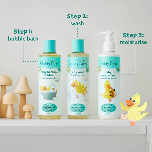250ml Childs Farm baby wash unfragranced